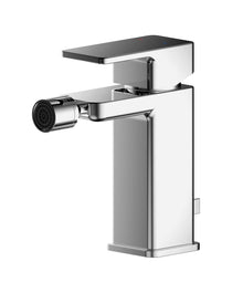 Nui Windon Mono Bidet Mixer With Pop - up Waste Contemporary Chrome Brass,plastic 150x50x101mm - JJ Building Materials