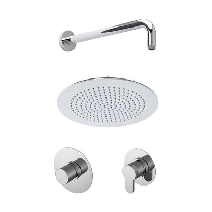 Nuie 1 Outlet Bundle Arvan Contemporary Chrome Brass ABS - SBR124ST1 - JJ Building Materials