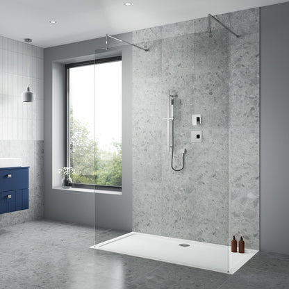 Nuie 1 Outlet Bundle Windon Contemporary Chrome Brass ABS - SBS127ST1 - JJ Building Materials