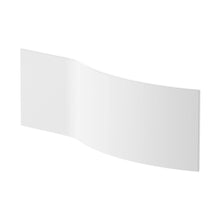 Nuie 1500mm B Shaped Front Panel Contemporary White Acrylic 500x1500x30mm - JJ Building Materials