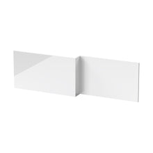 Nuie 1700mm Offset Side Panel Waterproof Contemporary Gloss White Pvc 540x1698x163mm - JJ Building Materials