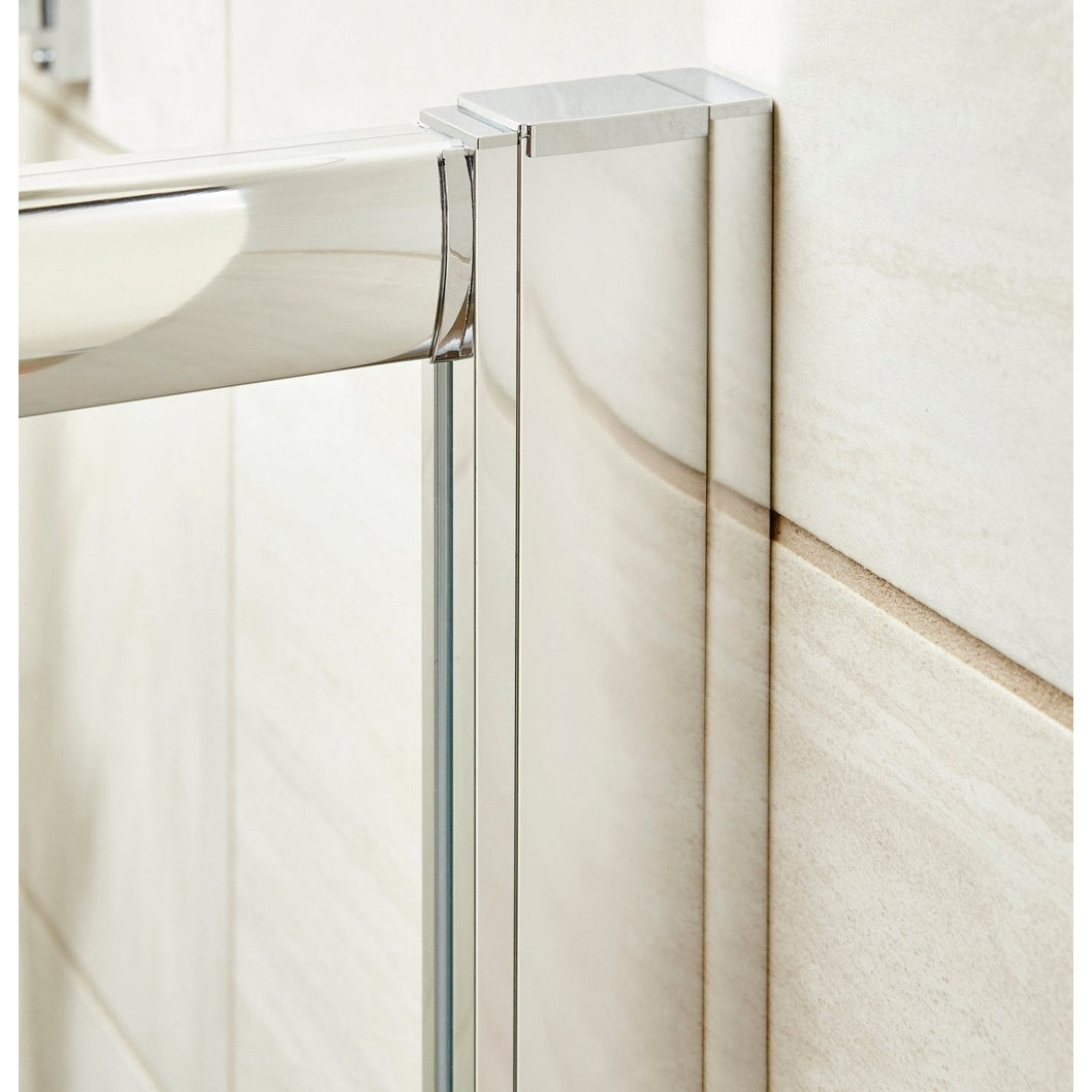 Nuie 1850mm Profile Extension Kit Contemporary Chrome Aluminium 1850x20x49mm - JJ Building Materials