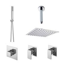 Nuie 2 Outlet Windon Bundle With Stop Taps Contemporary Chrome Brass ABS - JJ Building Materials