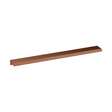 Nuie 300mm Finger Pull Handle Contemporary Brushed Bronze Aluminium 17x300x36mm - JJ Building Materials