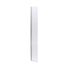 Nuie 300mm Hinged Flipper Screen Contemporary Chrome Aluminium 1850x322x27mm - JJ Building Materials