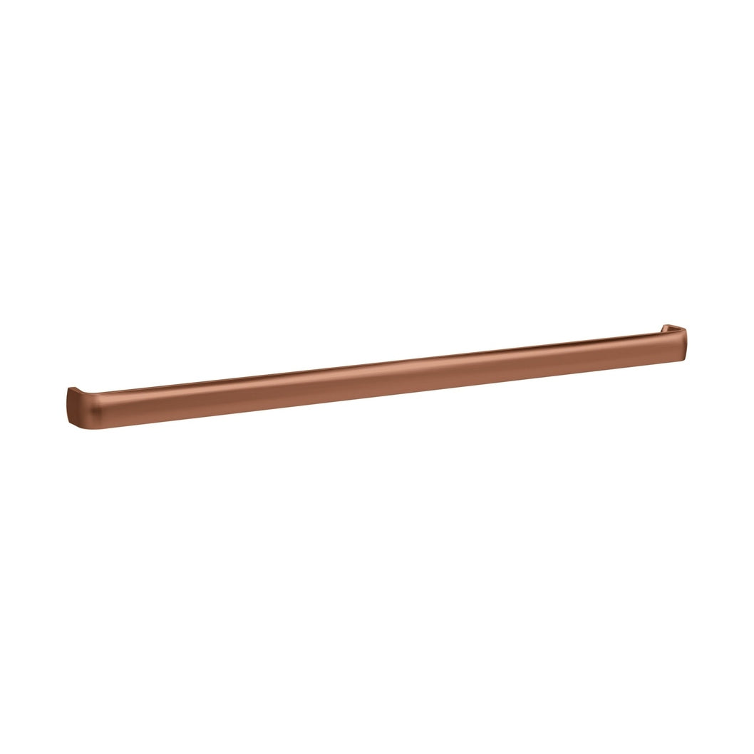 Nuie 328mm D Handle (320mm Centres) Contemporary Brushed Bronze Aluminium 20x328x16mm - JJ Building Materials