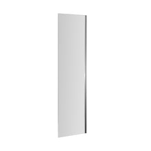 Nuie 350mm Fixed Bath Screen Contemporary Chrome Aluminium 1400x350x26mm - JJ Building Materials