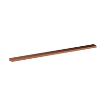 Nuie 500mm Finger Pull Handle Contemporary Brushed Bronze Aluminium 17x500x36mm - JJ Building Materials