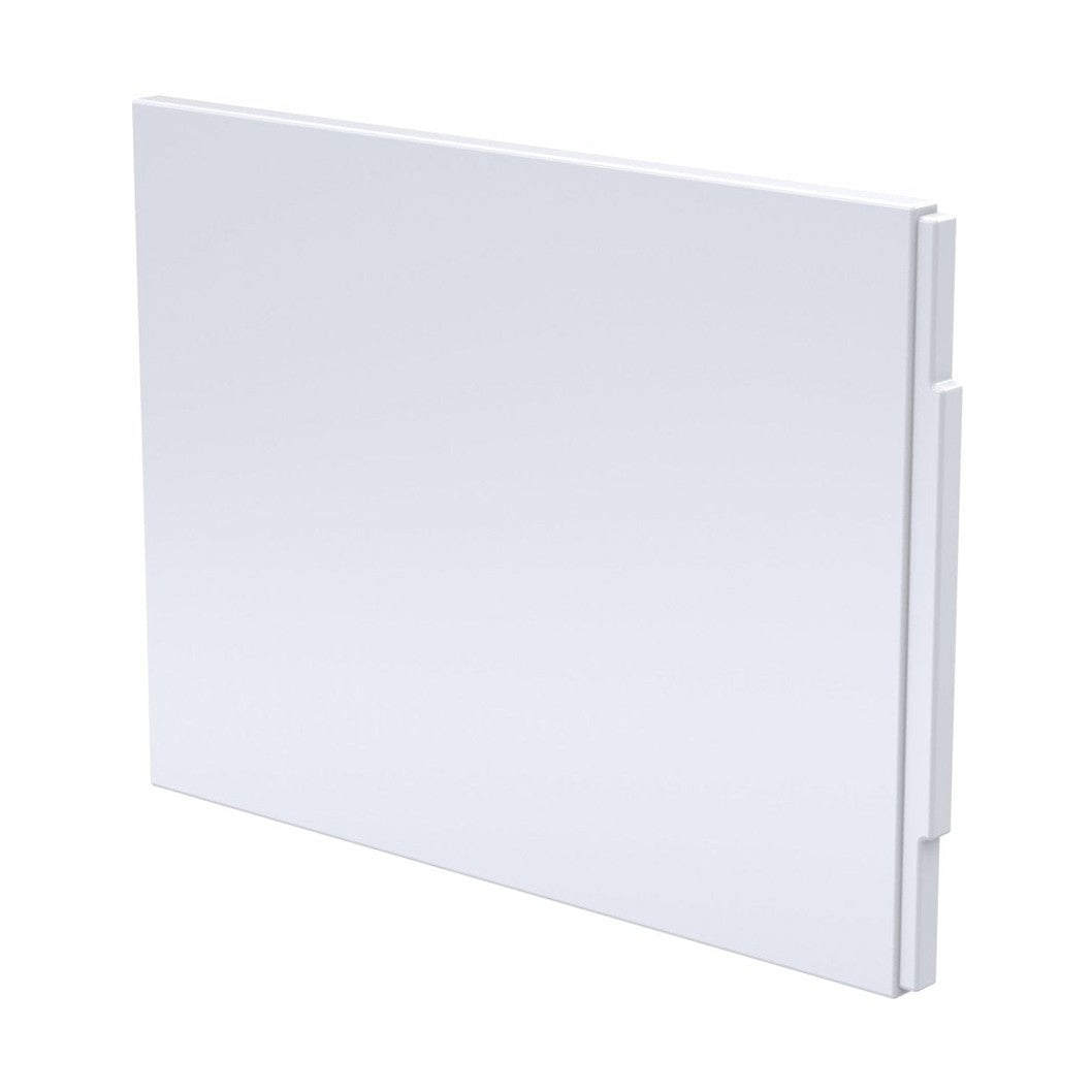 Nuie Acrylic End Panel (700mm) Contemporary European White 510x700x25mm - JJ Building Materials