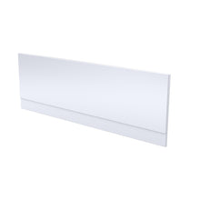 Nuie Acrylic Front Panel (1500mm) Contemporary European White 510x1500x25mm - JJ Building Materials