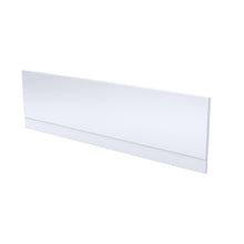 Nuie Acrylic Front Panel (1800mm) Contemporary European White 510x1800x25mm - JJ Building Materials