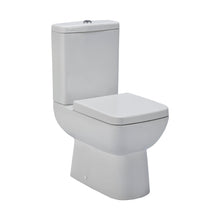 Nuie Ambrose Compact Semi Flush To Wall Wc Contemporary White Vitreous China 825x380x585mm - JJ Building Materials