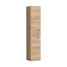 Nuie Arno 300mm Tall Unit (1 Door) Contemporary Bleached Oak MFC Textured Woodgrain 1435x300x260mm - JJ Building Materials