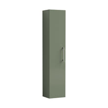 Nuie Arno 300mm Tall Unit (1 Door) Contemporary Satin Green MFC Painted Matt 1433x300x253mm - JJ Building Materials