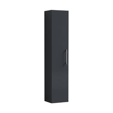 Nuie Arno 300mm Tall Unit (1 Door) Contemporary Soft Black MFC Painted Matt 1433x300x253mm - JJ Building Materials