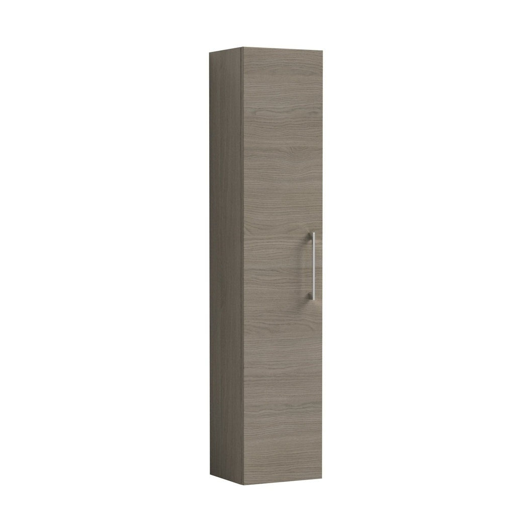 Nuie Arno 300mm Tall Unit (1 Door) Contemporary Solace Oak MFC Textured Woodgrain 1435x300x260mm - JJ Building Materials