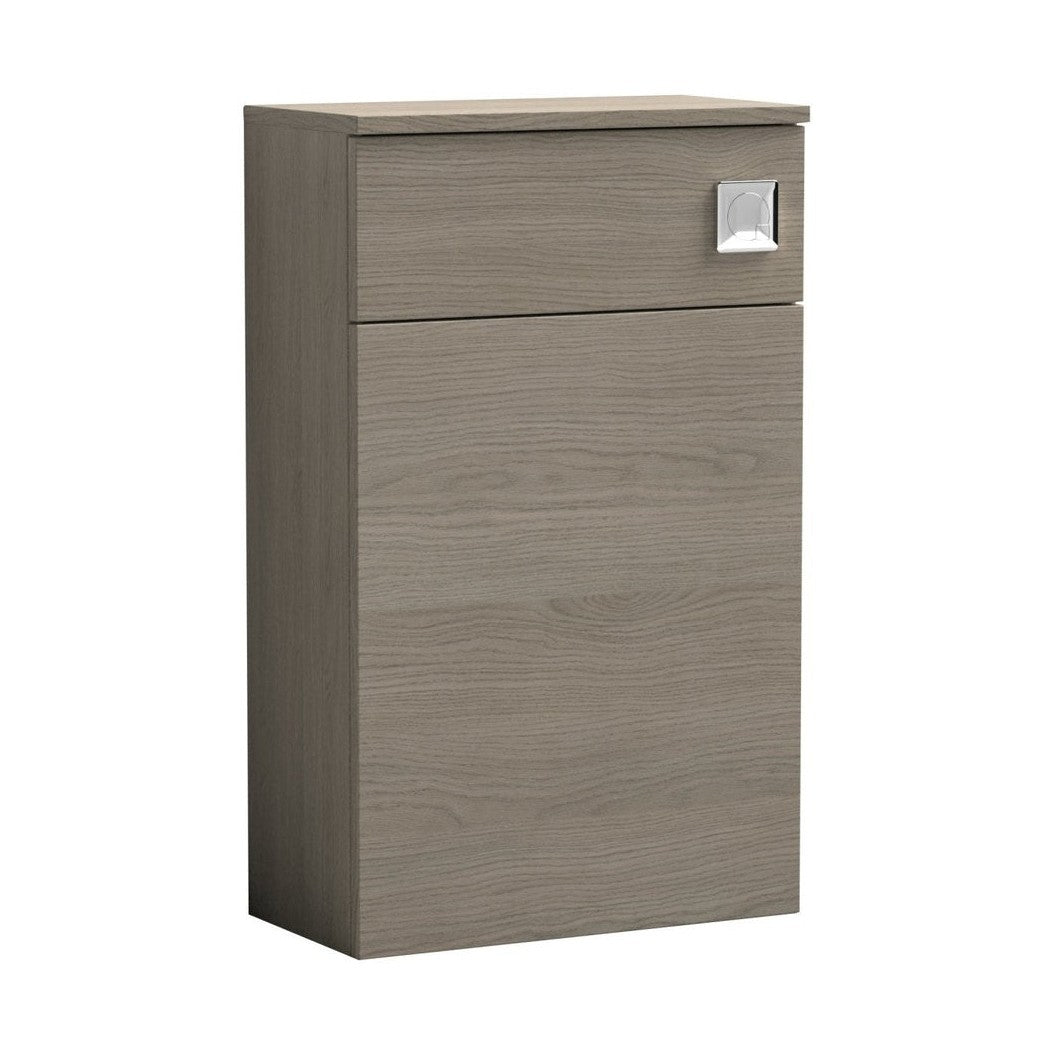 Nuie Arno 500 Wc Unit (235 Deep) Contemporary Solace Oak MFC Textured Woodgrain 818x502x253mm - JJ Building Materials