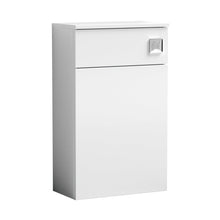 Nuie Arno 500mm Wc Unit Contemporary Gloss White MFC Painted Gloss 795x502x260mm - JJ Building Materials