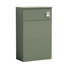 Nuie Arno 500mm Wc Unit Contemporary Satin Green MFC Painted Matt 818x502x260mm - JJ Building Materials