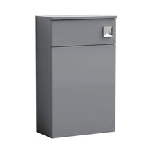 Nuie Arno 500mm Wc Unit Contemporary Satin Grey MFC Painted Matt 818x502x253mm - JJ Building Materials