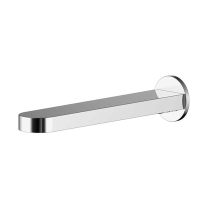 Nuie Arvan Bath Spout Contemporary Chrome Brass 45x45x205mm - JJ Building Materials