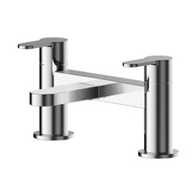 Nuie Arvan Deck Mounted Bath Filler Contemporary Chrome Brass 120x230x142mm - JJ Building Materials
