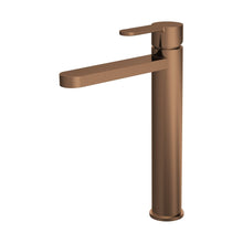 Nuie Arvan High Rise Mono Basin Mixer Contemporary Brushed Bronze Brass 290x52x187mm - JJ Building Materials