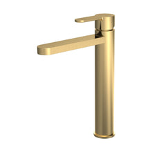 Nuie Arvan High-rise Mono Basin Mixer (no Waste) Contemporary Brushed Brass Brass,plastic 290x52x187mm - JJ Building Materials