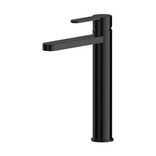Nuie Arvan High-rise Mono Basin Mixer (no Waste) Contemporary Matt Black Brass,plastic 290x52x187mm - JJ Building Materials