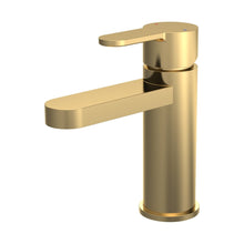 Nuie Arvan Mono Basin Mixer With Push Button Waste Contemporary Brushed Brass Brass,plastic 160x52x147mm - JJ Building Materials