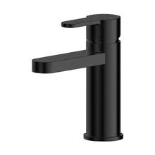 Nuie Arvan Mono Basin Mixer With Push Button Waste Contemporary Matt Black Brass,plastic 160x52x147mm - JJ Building Materials