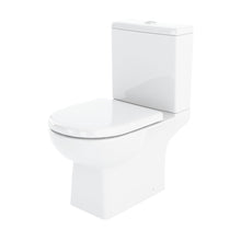Nuie Asselby Close Coupled Wc Contemporary White Vitreous China 810x410x670mm - JJ Building Materials