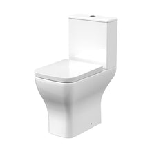 Nuie Ava Comfort Height Pan, Cistern & Seat Contemporary White Vitreous China 854x385x610mm - JJ Building Materials