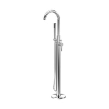 Nuie Aztec Tec Floor Standing Bath Shower Mixer Contemporary Chrome Brass,plastic 1200x200x345mm - JJ Building Materials