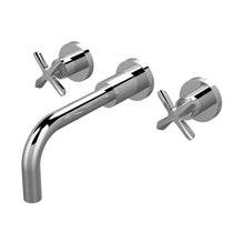 Nuie Aztec Wall Mounted Basin Mixer Contemporary Chrome Brass 113x255x220mm - JJ Building Materials
