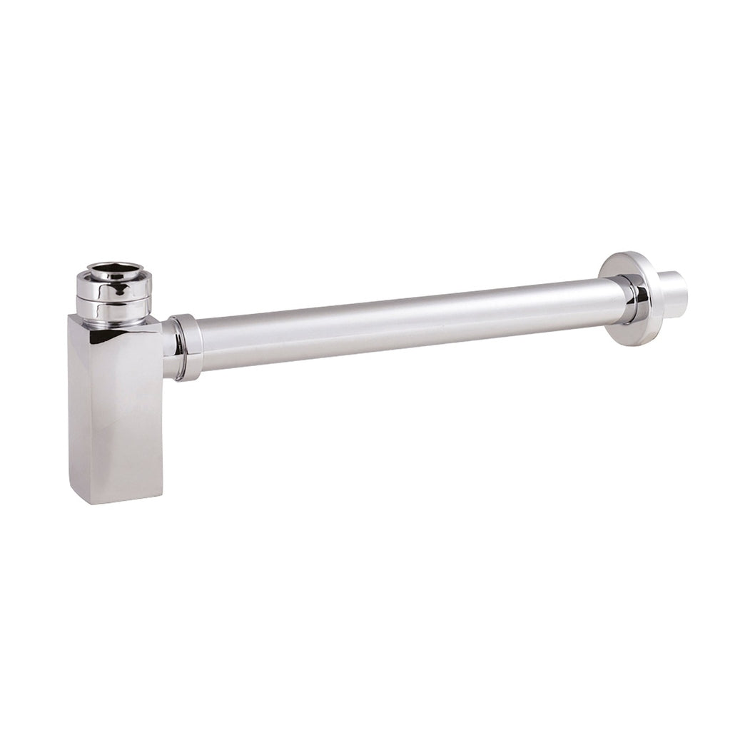 Nuie Basin Accessories Bottle Trap Contemporary Chrome Brass 182x70x70mm - JJ Building Materials