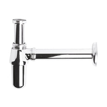 Nuie Basin Accessories Bottle Trap Contemporary Chrome Brass 263x77x77mm - JJ Building Materials