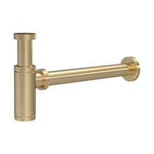 Nuie Basin Accessories Minimalist Bottle Trap Contemporary Brushed Brass Brass 115x70x51mm - JJ Building Materials
