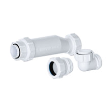 Nuie Basin Accessories Waste Trap For Furniture Basins Contemporary White Polypropylene - JJ Building Materials
