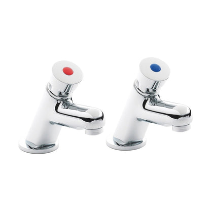 Nuie Basin Taps Contemporary Chrome Brass 121x48x136mm - JJ Building Materials