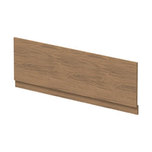 Nuie Bath Panels 1700mm Bath Front Panel Contemporary Antique Oak MFC Textured Woodgrain 560x1695x36mm - JJ Building Materials