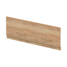 Nuie Bath Panels 1700mm Bath Front Panel & Plinth Contemporary Autumn Oak MFC Textured Woodgrain 560x1695x36mm - JJ Building Materials