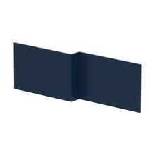 Nuie Bath Panels 1700mm Square Shower Bath Front Panel Contemporary Midnight Blue MDF Painted Matt 540x1698x163mm - JJ Building Materials