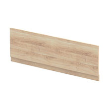 Nuie Bath Panels 1800mm Bath Front Panel Contemporary Bleached Oak MFC Textured Woodgrain 560x1795x36mm - JJ Building Materials