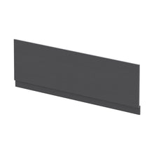 Nuie Bath Panels 1800mm Bath Front Panel Contemporary Graphite Grey Woodgrain MFC Textured Woodgrain 560x1795x36mm - JJ Building Materials