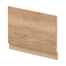Nuie Bath Panels 800mm Bath End Panel Contemporary Autumn Oak MFC Textured Woodgrain 560x780x36mm - JJ Building Materials