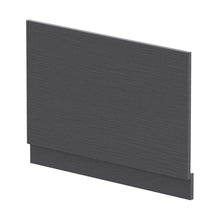 Nuie Bath Panels 800mm Bath End Panel Contemporary Graphite Grey Woodgrain MFC Textured Woodgrain 560x780x36mm - JJ Building Materials