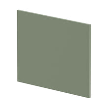 Nuie Bath Panels Shower Bath End Panel (700mm) Contemporary Satin Green MDF Painted Matt 540x680x18mm - JJ Building Materials