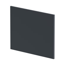 Nuie Bath Panels Shower Bath End Panel (700mm) Contemporary Soft Black MDF Painted Matt 540x680x18mm - JJ Building Materials