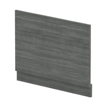 Nuie Bath Panels Straight End Panel & Plinth (750mm) Contemporary Anthracite Woodgrain MFC Textured Woodgrain 560x730x36mm - JJ Building Materials